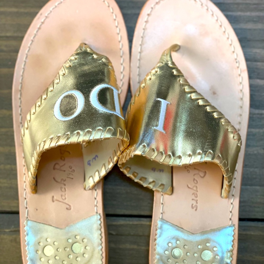 Jack Rogers I Do sandals